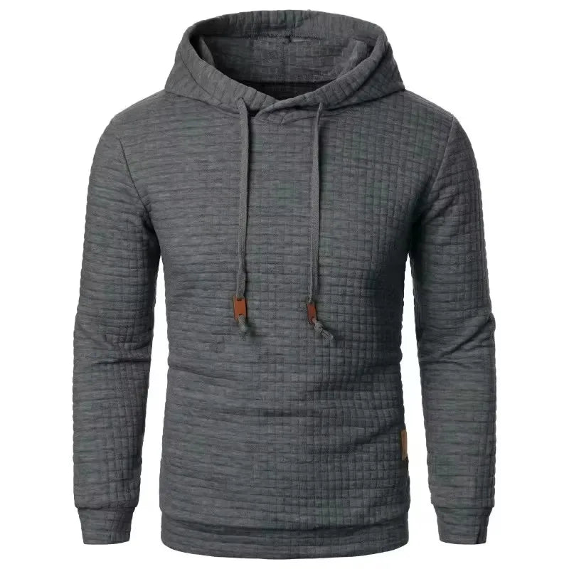Lune London | Hoodie - Warm knitted sweater with hood, cords, and soft fabric