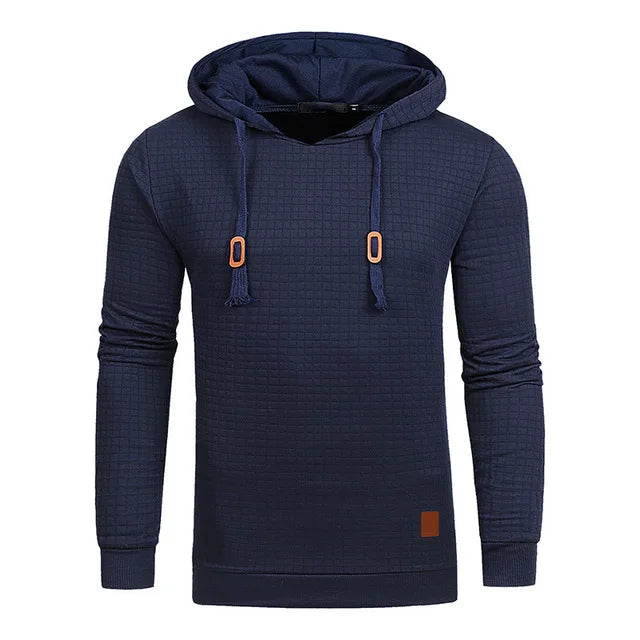 Lune London | Hoodie - Warm knitted sweater with hood, cords, and soft fabric