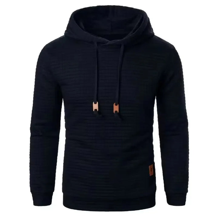 Lune London | Hoodie - Warm knitted sweater with hood, cords, and soft fabric