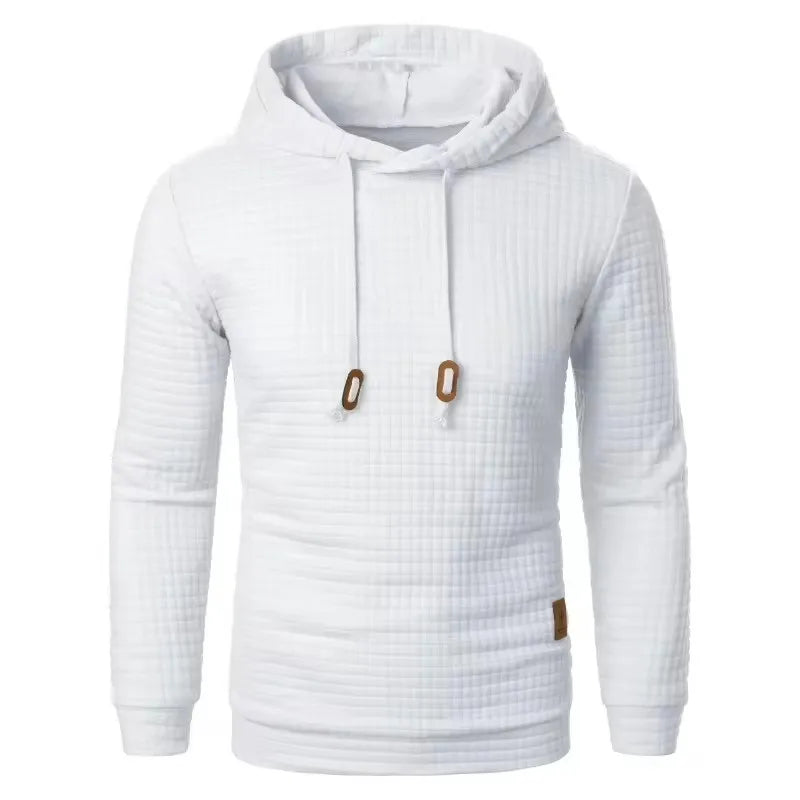 Lune London | Hoodie - Warm knitted sweater with hood, cords, and soft fabric