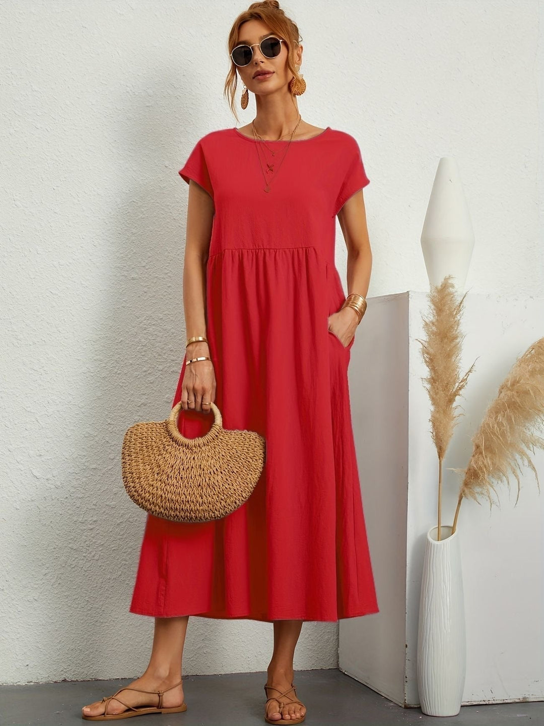 Lune London | Round Neck Dress Elegant Design for Women