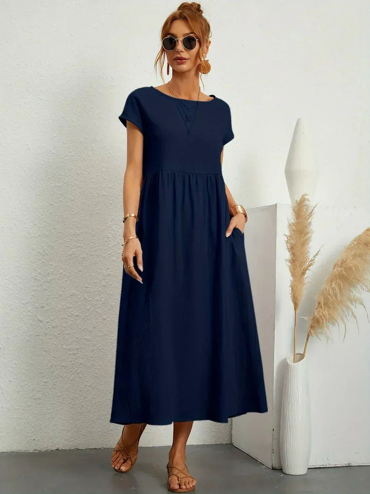 Lune London | Casual Elegant Cotton and Linen Dress