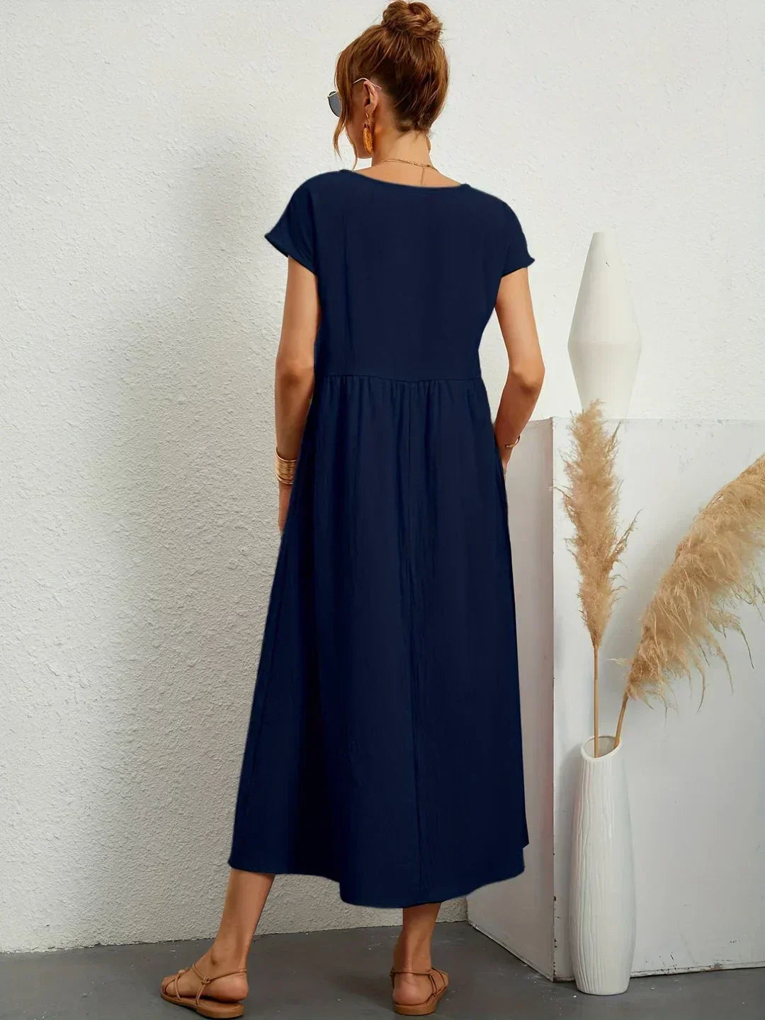 Lune London | Casual Elegant Cotton and Linen Dress