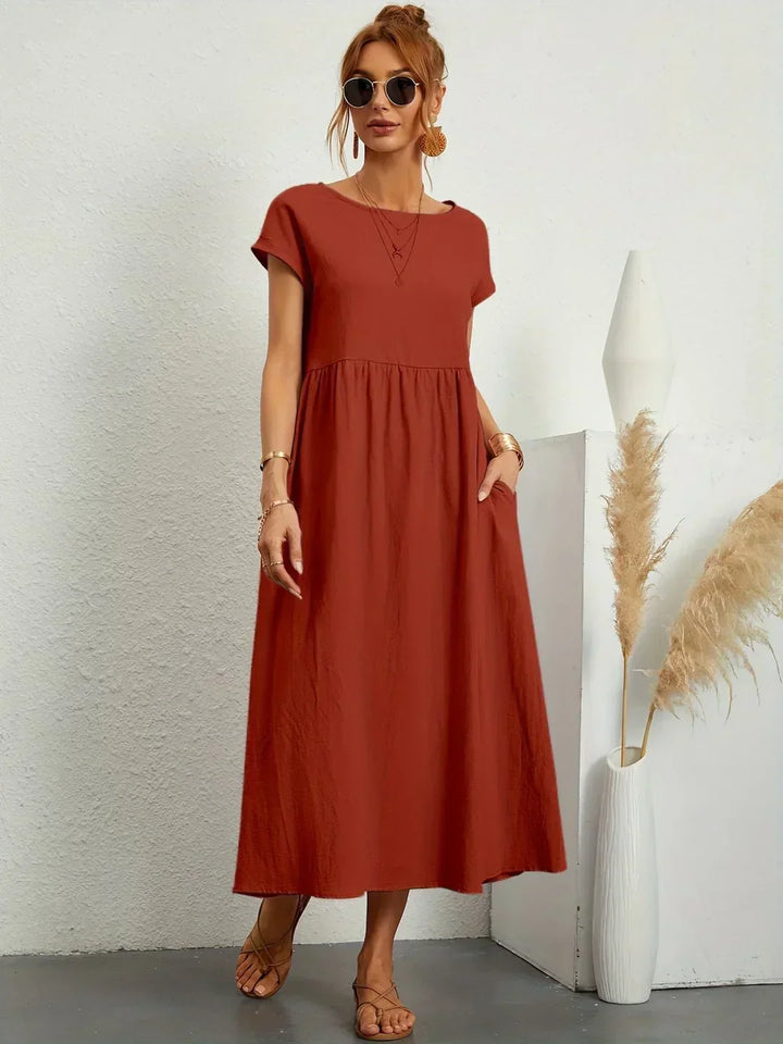 Lune London | Casual Elegant Cotton and Linen Dress