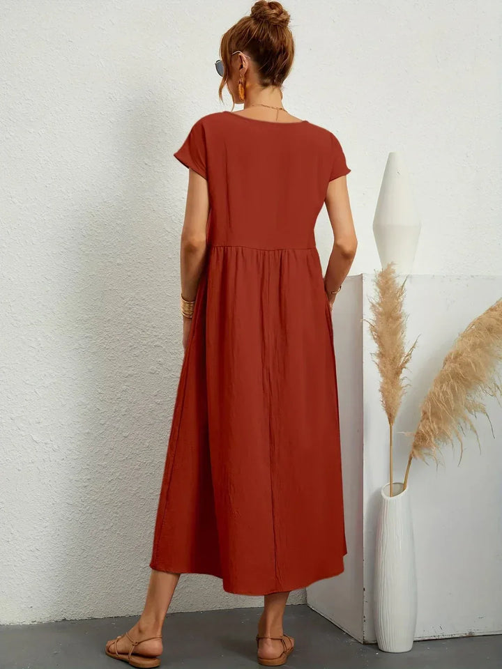 Lune London | Casual Elegant Cotton and Linen Dress