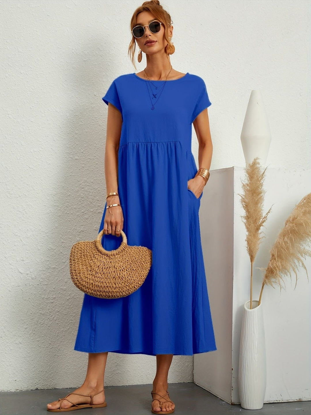 Lune London | Round Neck Dress Elegant Design for Women
