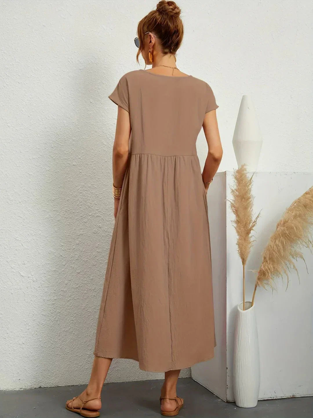 Lune London | Casual Elegant Cotton and Linen Dress