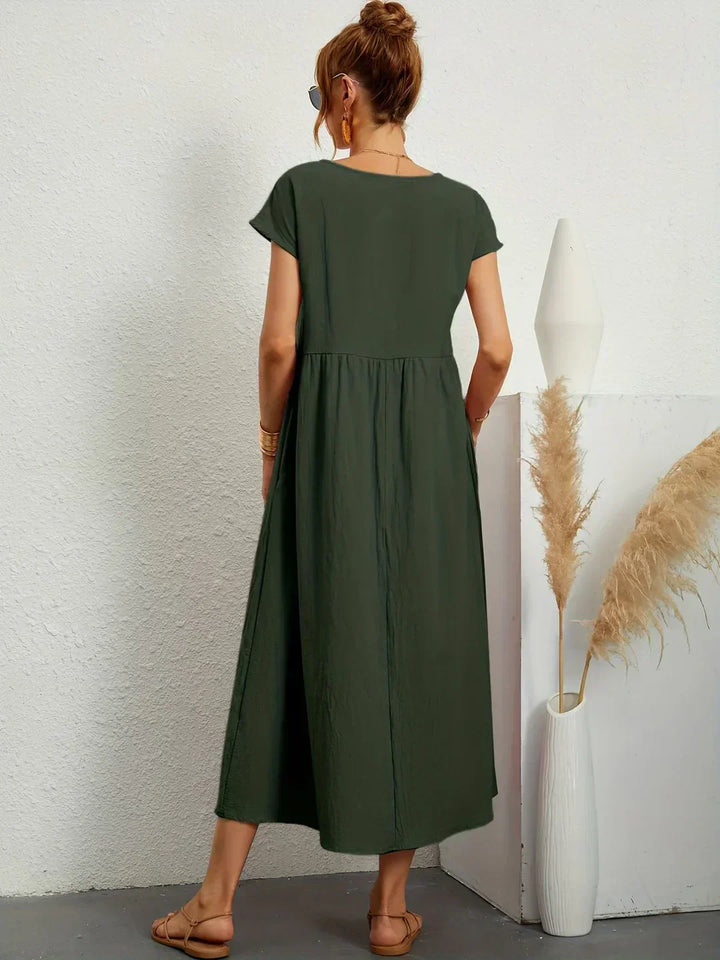 Lune London | Casual Elegant Cotton and Linen Dress