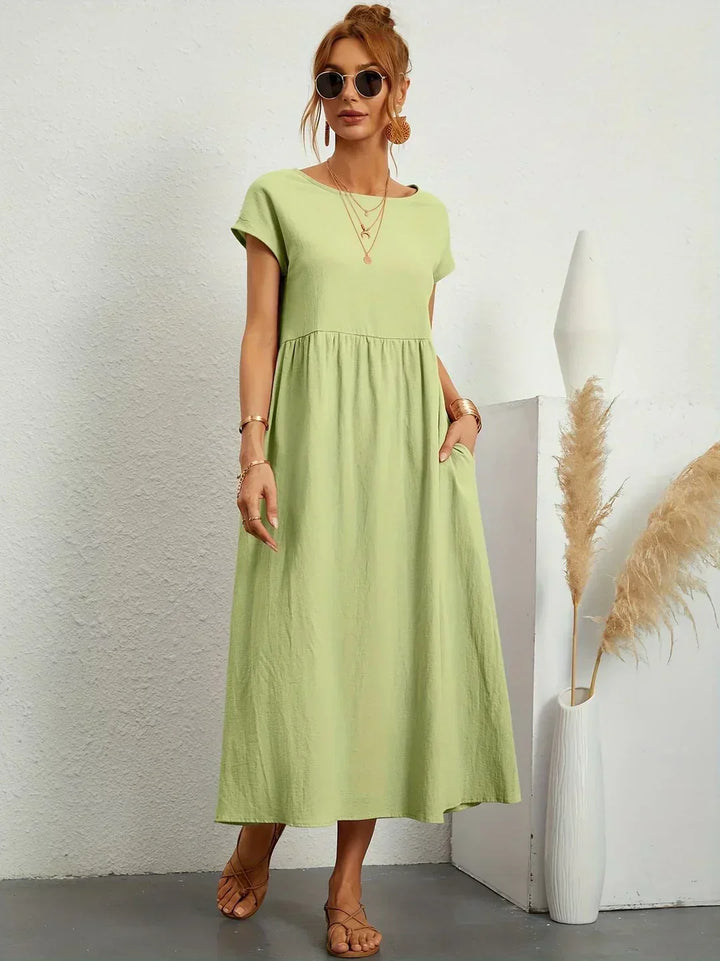 Lune London | Casual Elegant Cotton and Linen Dress