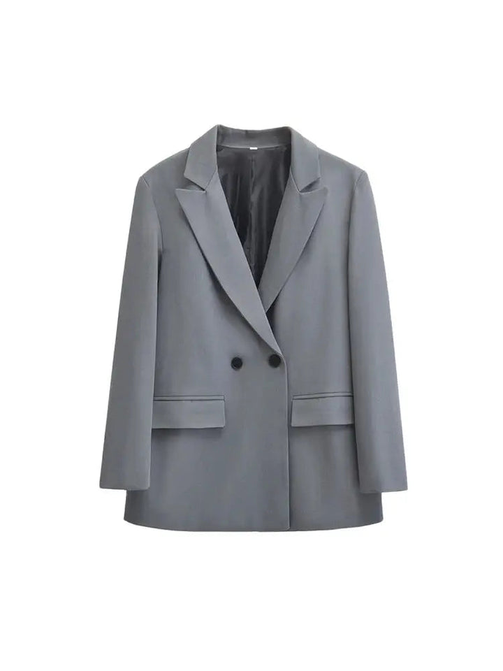 Lune London | Blazer Femme - Structuré Avec Fermeture À Double Bouton