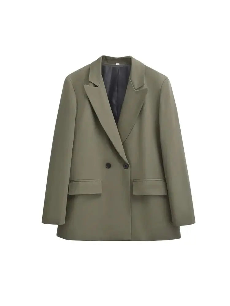 Lune London | Blazer Femme - Structuré Avec Fermeture À Double Bouton