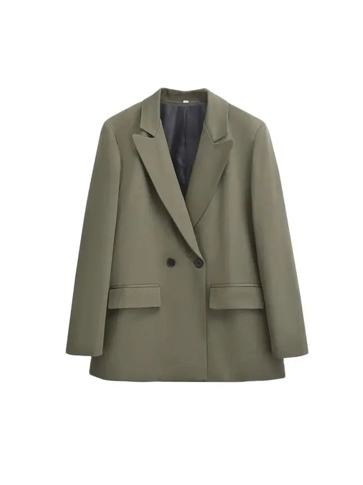 Lune London | Blazer Femme - Structuré Avec Fermeture À Double Bouton