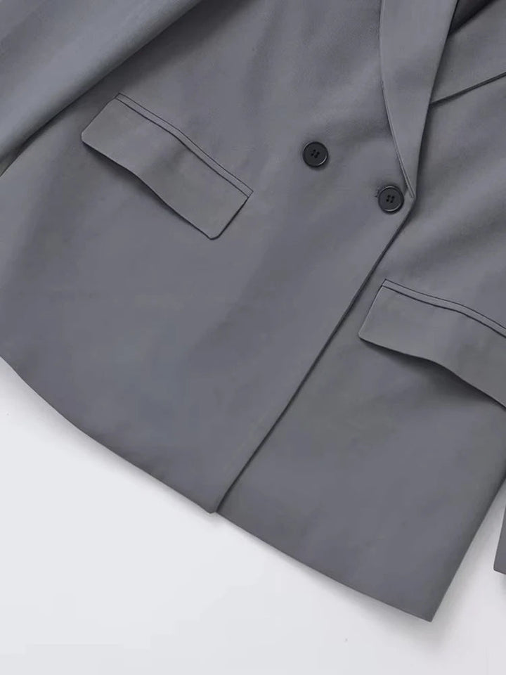 Lune London | Blazer Femme - Structuré Avec Fermeture À Double Bouton