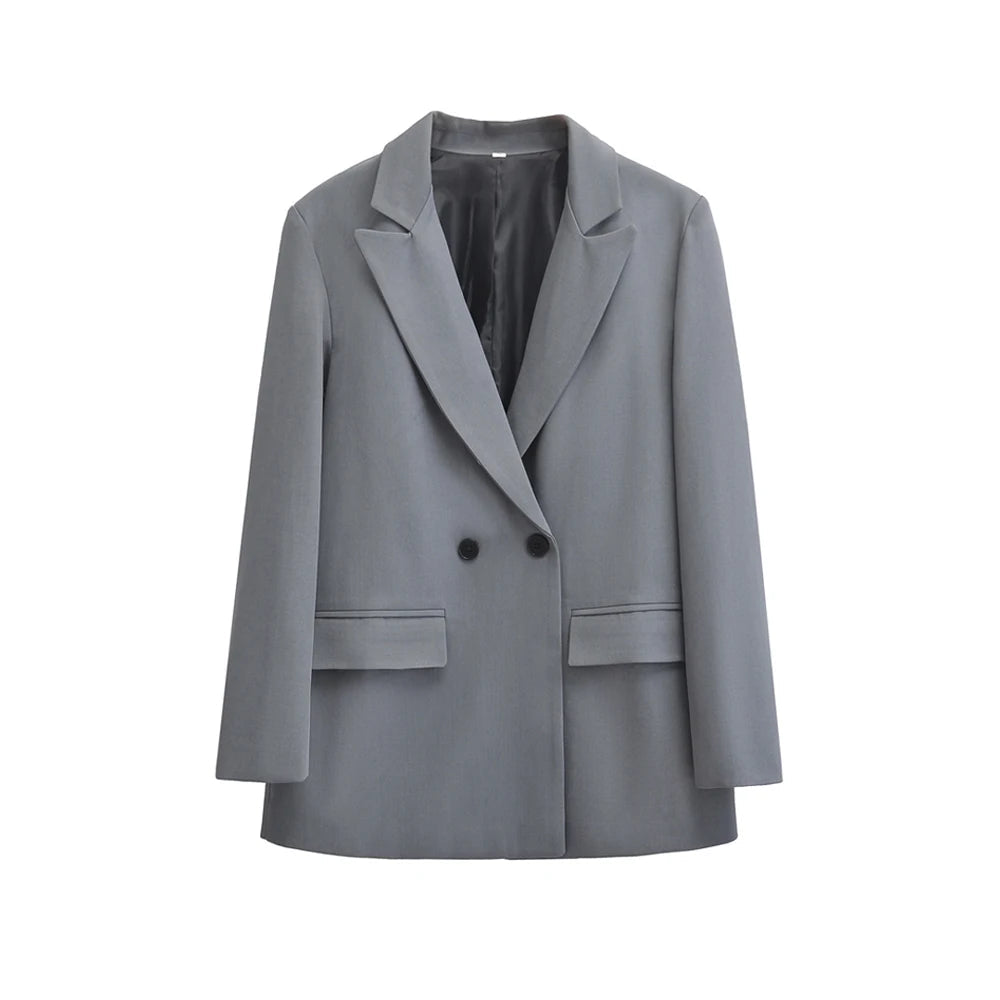 Lune London | Blazer Femme - Structuré Avec Fermeture À Double Bouton