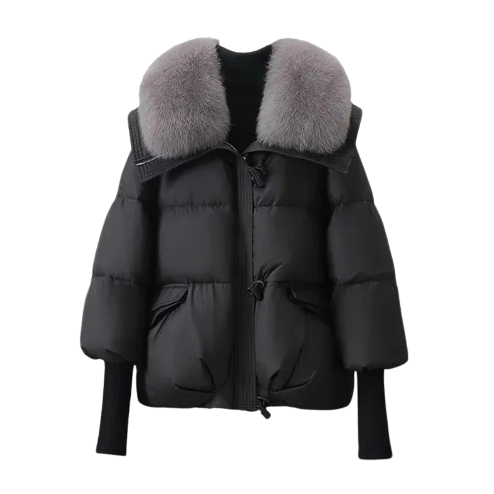 Lune London | Faux Fur Collar Puffer