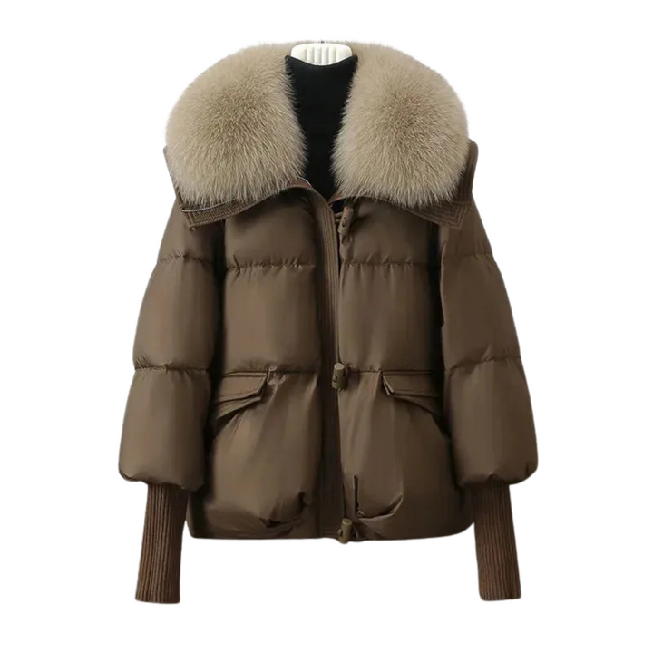 Lune London | Faux Fur Collar Puffer