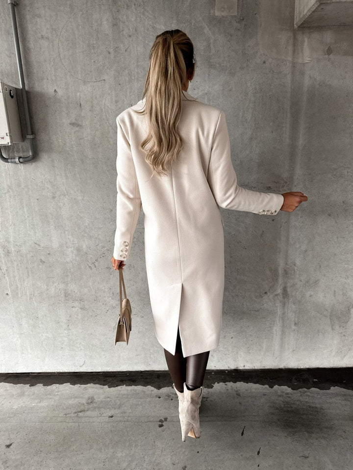Lune London | Coat - Double-breasted Wool Blend - Classic Cut - Tailored Fit