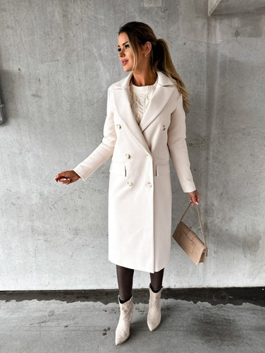 Lune London | Coat - Double-breasted Wool Blend - Classic Cut - Tailored Fit