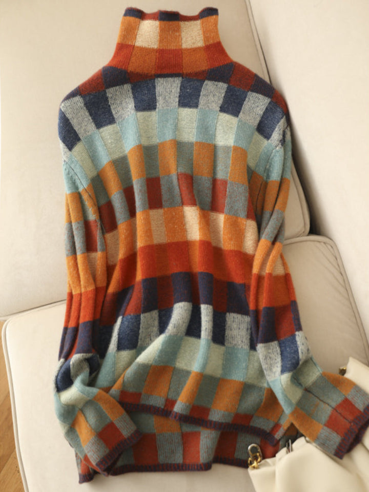 Lune London | Women's turtleneck sweater in 100% cashmere with an elegant fit