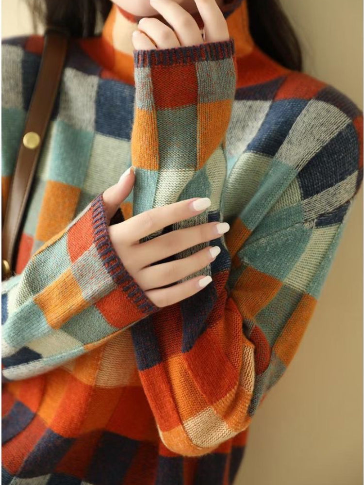 Lune London | Women's turtleneck sweater in 100% cashmere with an elegant fit