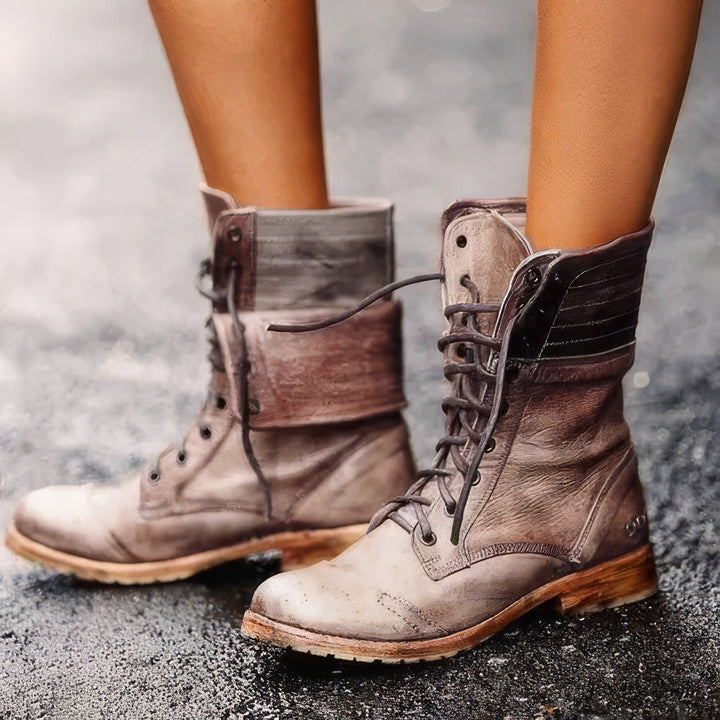 Lune London | ModeParisienne Birgit - Timeless and Cozy Retro Leather Boots