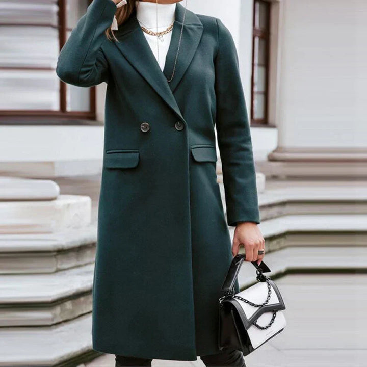 Lune London | Longer Women's Coat with Button Placket