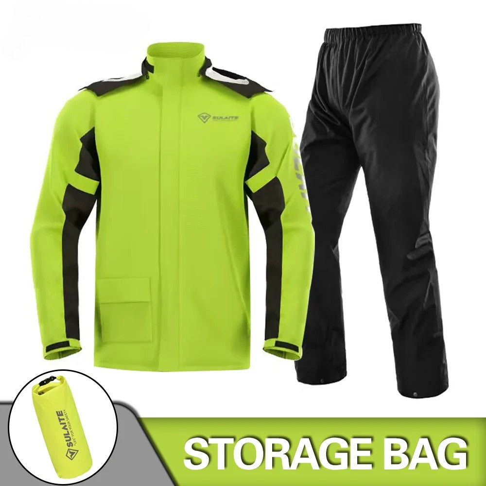 Lune London | Unisex waterproof and breathable motorcycle rain jacket - Lightweight design