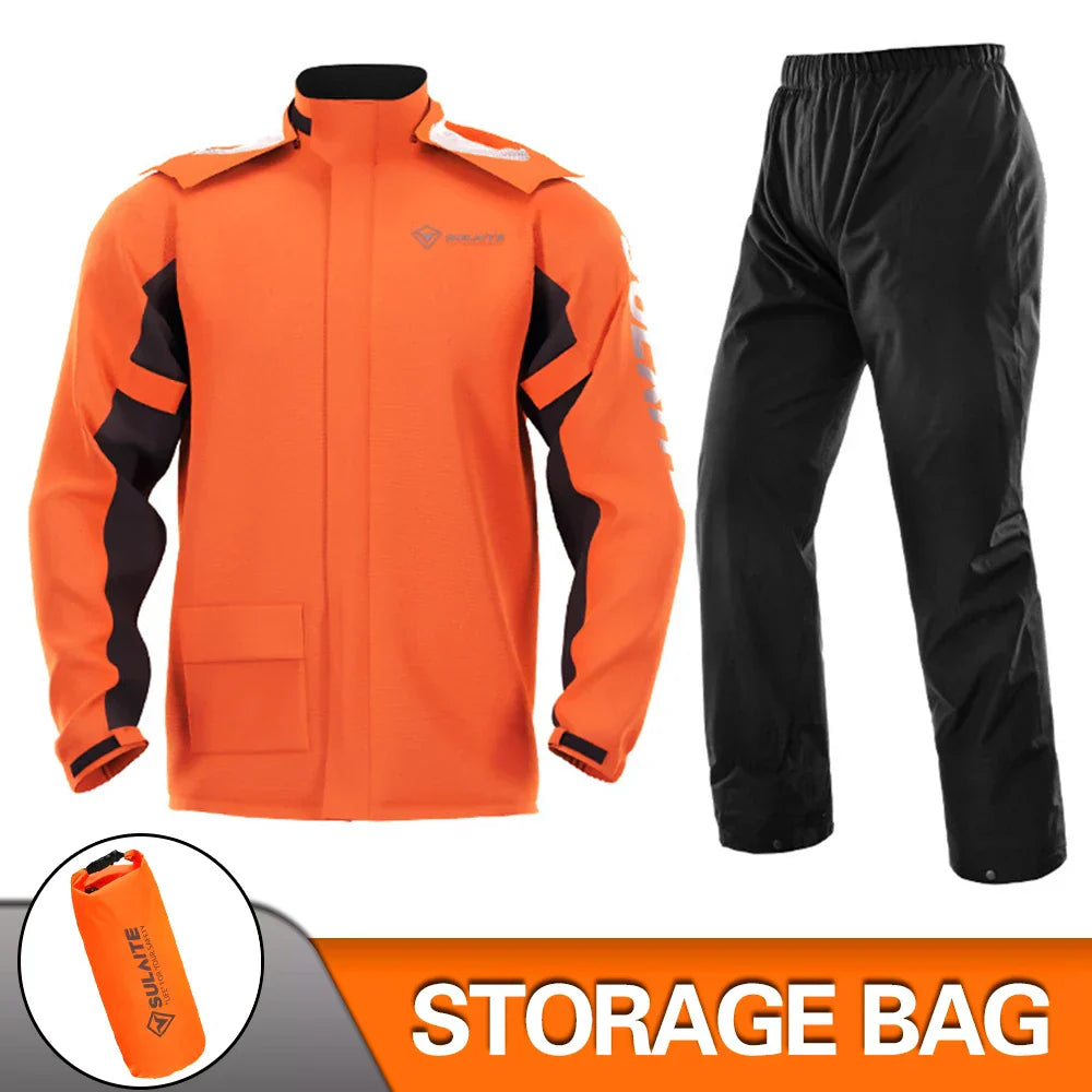 Lune London | Unisex waterproof and breathable motorcycle rain jacket - Lightweight design
