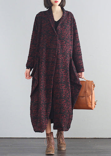 Chic und Stil | V-neck V Print Button Trench Coats
