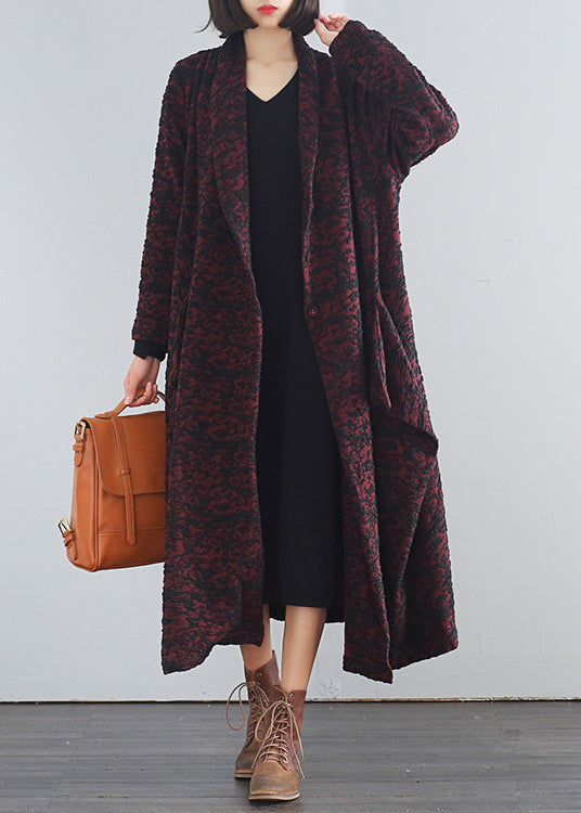 Chic und Stil | V-neck V Print Button Trench Coats
