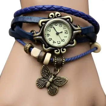Lune London | Women's Accessory Watch with Vintage Flower Bracelet