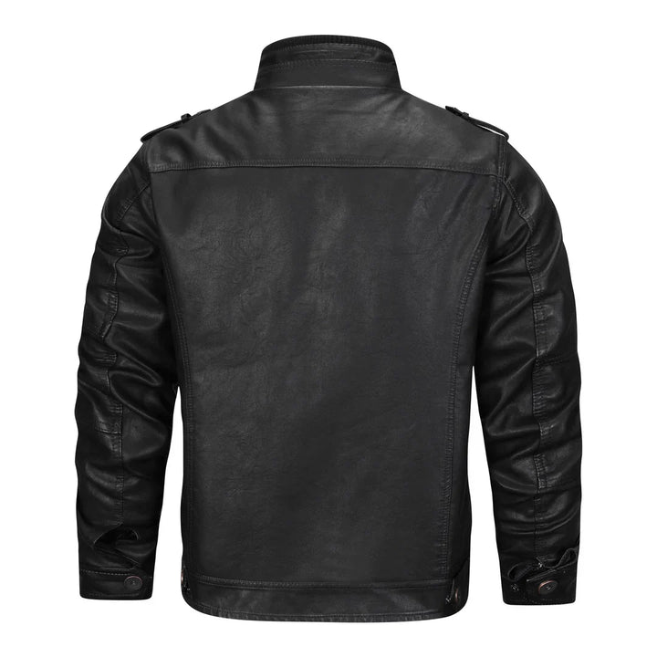 Lune London | Black Leather Jacket with Timeless Vintage Look