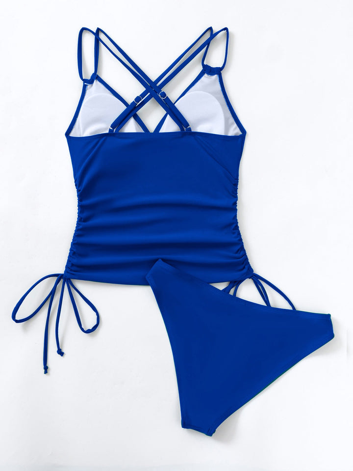 Lune London | Tankini swimsuit with crossed straps