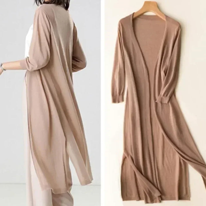 Lune London | Long Open Front Cardigan