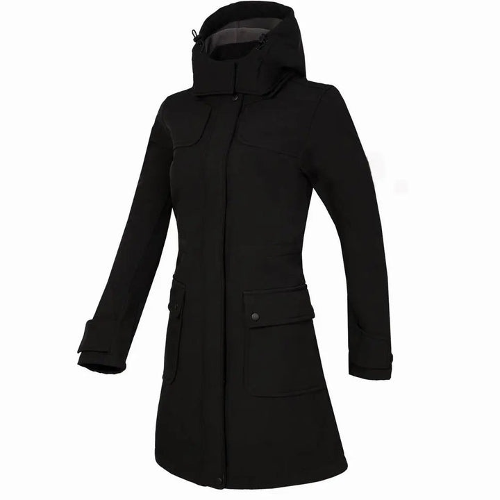 Lune London | Long Waterproof Rain Jacket With Hood For Women