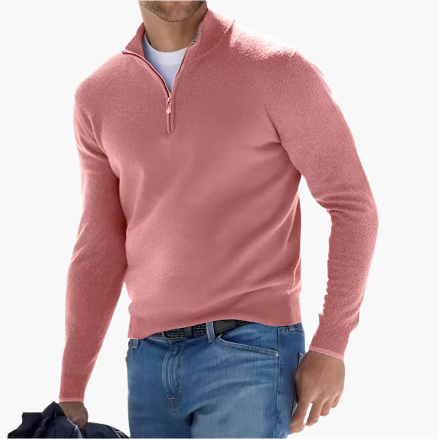 Lune London | Knit sweater with zipper - Casual look and elegant professional