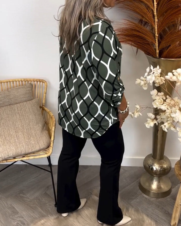Lune London | Shirt dress with graphic print