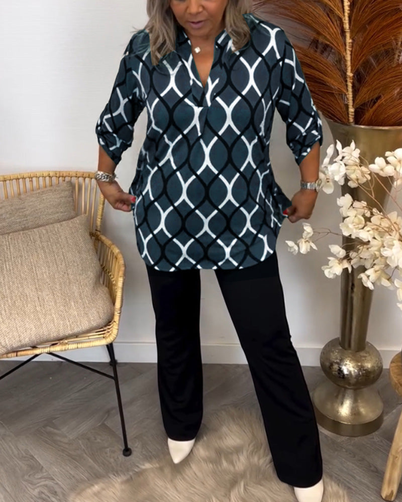 Lune London | Shirt dress with graphic print