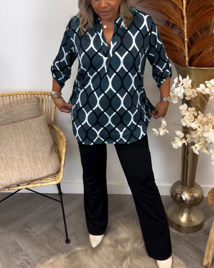 Lune London | Shirt dress with graphic print