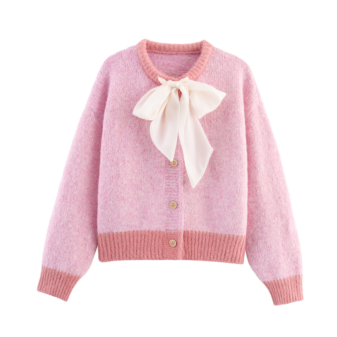 Ladies comfortable pullover with bow closure Lune London