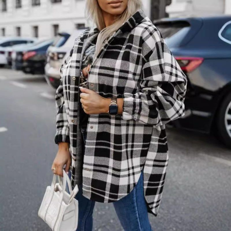 Lune London Women's Oversized Checked Jacket