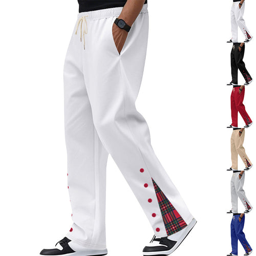 Casual cargo shorts for men with practical drawstring and trendy checked design Lune London