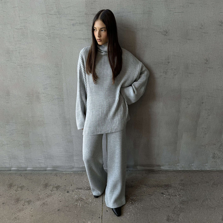 Women's chic and style knit outfit
