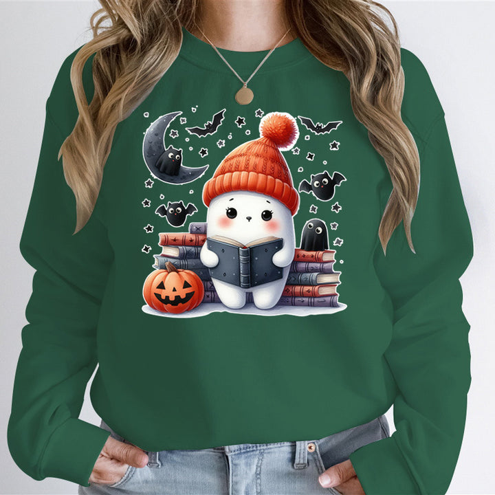 Women's sweatshirt with playful Halloween motif and high-quality material Lune London