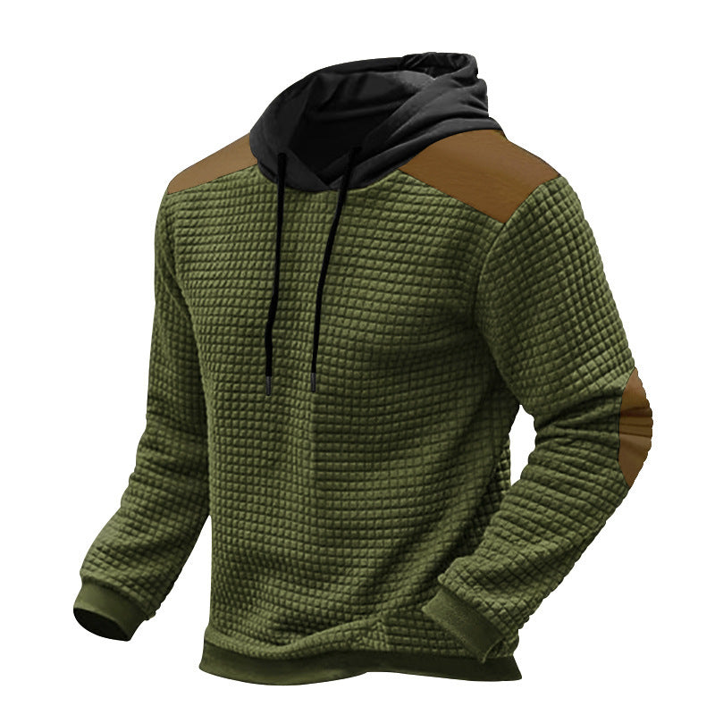 Men's structured hoodie with contrasting details Lune London