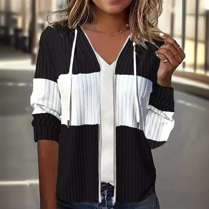 Dame Urbanes zippered vest with hood Lune London