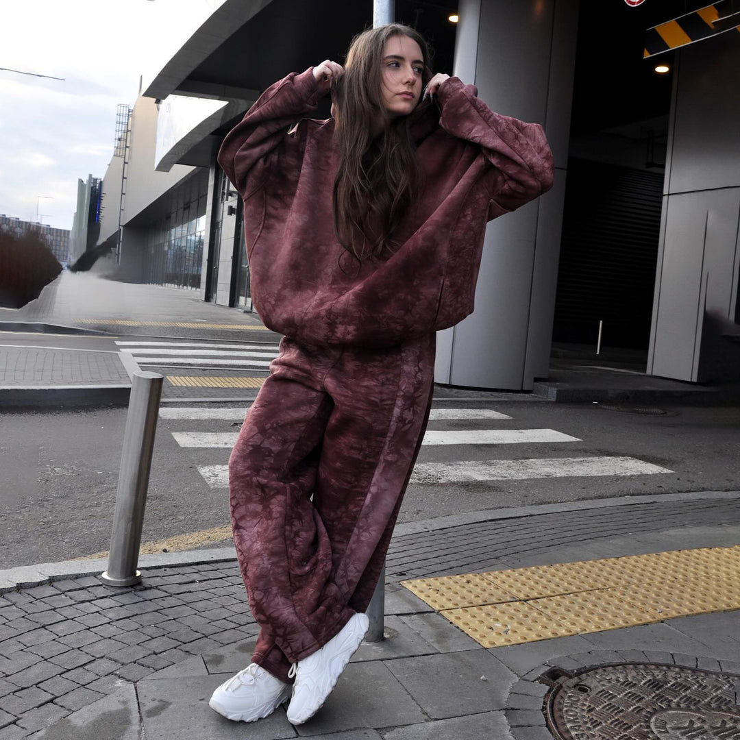Ladies Cozy Oversized Leisure Set Lune London