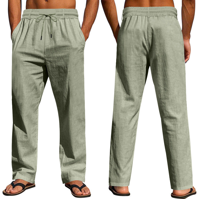 Men's casual pants with elastic waistband and side pockets Lune London