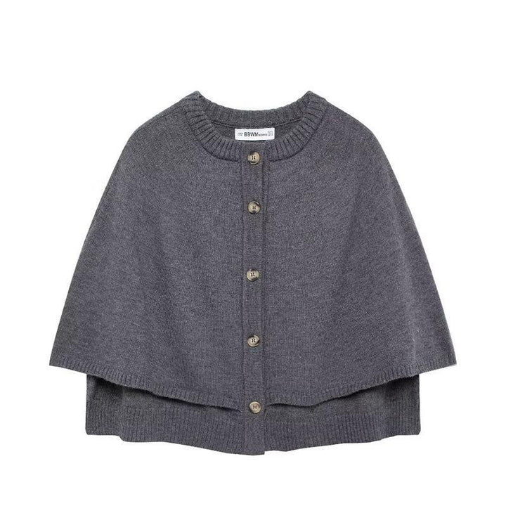 Ladies trendy poncho sweater Lune London