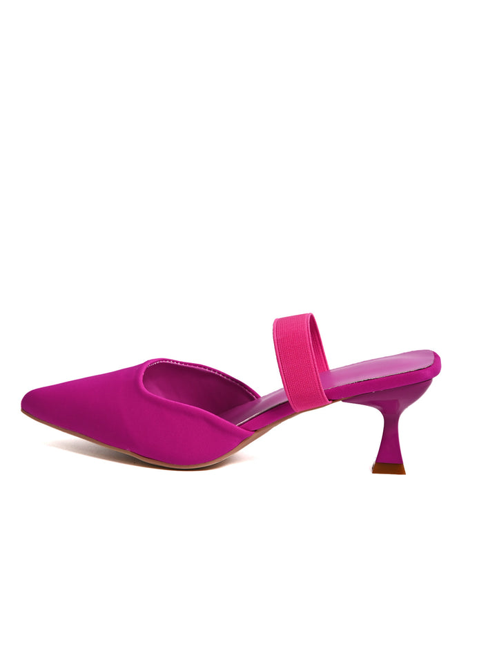 Ladies Slingback Pumps with a sleek pointed design and a comfortable heel strap Lune London
